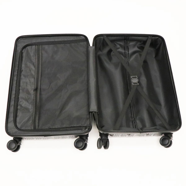 HIRO キャリーケース ブラック Lサイズ 約90L PC＋ABS樹脂製 TSAロック