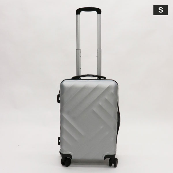 HIRO キャリーケース シルバー USD04 Dタイプ Sサイズ 約40L ABS樹脂製