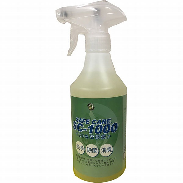 SAFE CARE(セーフケア) SC-1000洗浄液 500ml 20％希釈 植物性多目的洗浄液 SC1000500