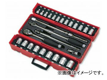 コーケン/Koken 1/2”（12.7mm） 12角ソケットセット 28ヶ組 P4241M-06