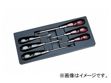 毎回完売【送料無料】 KTC ネプロス・木柄ドライバセット NTD306 JAN