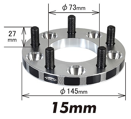 協永産業/KYO-EI Kics ワイドトレッドスペーサー M12 × P1.5 入数：1セット(2枚) 5015W1｜apagency02｜02