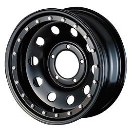 モーターファーム/Motor Farm DAYTONA ROCK MASTER ホイール ブラック 16インチ×6J -20 5H139.7 ジムニー DRM-M×4 入数：1台分(4本)