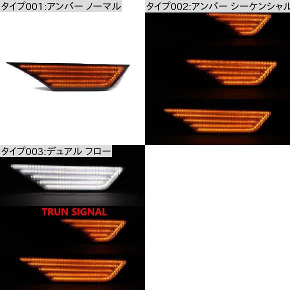 2ピース アンバー ダイナミック フロー LED サイド マーカー ライト 適用: ホンダ シビック 2016 2017 2018 2019 デュアル フロー AL-MM-2332 ALの画像