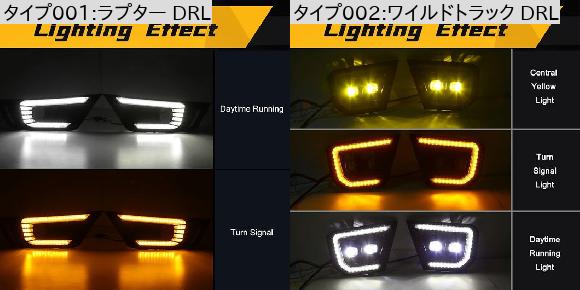 LED DRL 適用: フォード/FORD レンジャー ラプター 2022/ワイルドトラック 2022 2023 ワイルドトラック DRL SR-DD-3661_2