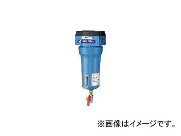 日本精器/NIHONSEIKI 高性能エアフィルタ15A3ミクロン(ドレンコック付) NICN215ADLDV(4121333) JAN：4580117342379
