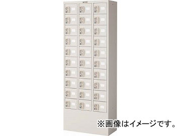 トラスコ中山/TRUSCO 預かりロッカー3列10段 コインリターン錠 KTL310CR(4540751)