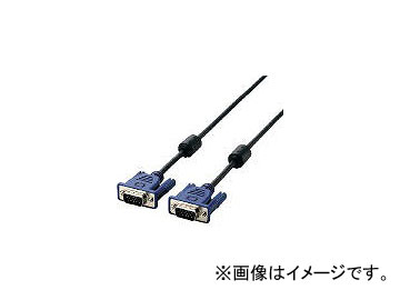 �G���R��/ELECOM RoHS���� D-Sub15�s��(�~�j)�P�[�u�� CACL15BKRS(4338910) JAN�F4953103257177