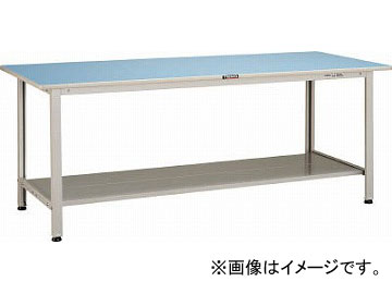 トラスコ中山/TRUSCO BO型軽量作業台 1800X900 下棚2枚付 BO1890LT2(4544480)