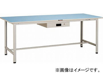 トラスコ中山/TRUSCO BO型軽量作業台 1500X750 薄型1段引出付 BO1575UDK1(4544315)