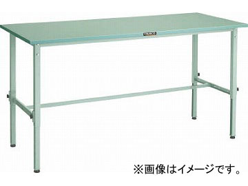 トラスコ中山/TRUSCO SAEM型高さ調整作業台 1500X600 W色 SAEM1560W(4546849)