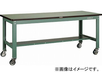 トラスコ中山/TRUSCO RHW型作業台 1200X750 100φキャスター付 RHW1200CU100(4546016)