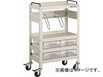 トラスコ中山/TRUSCO ファイルラビット H840 A4深引出X4 ブックエンド1段 FRB854D4B1(4502612)