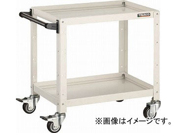トラスコ中山/TRUSCO バーディワゴン 750X500XH880 ウレタン車輪 W色 BDW973UW(4501691)