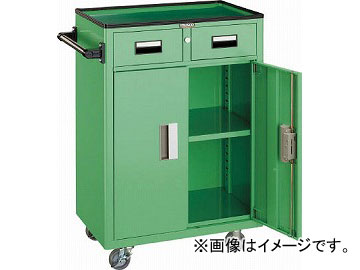 トラスコ中山/TRUSCO ツールワゴン 600X400XH880 引出・扉付 YG NTS503NYG(4408411) JAN：4989999233773