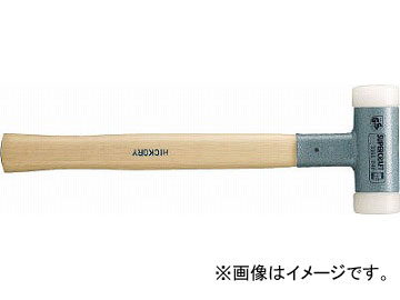 HALDER スーパークラフトハンマー ヒッコリー製ハンドル付ナイロン(白) 頭径7 3366.07(4818270)