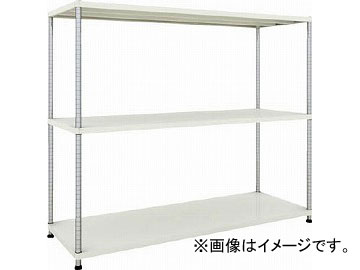 トラスコ中山 フェニックスラック 1800X600 3段 W色 PER-5663-W(4845251)