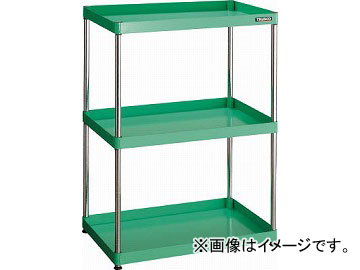 トラスコ中山 フェニックスワゴン ラック型 750X500 4段 W色 PEW-R1274-W(4885287)