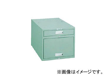 トラスコ中山 作業台用ロッカー グリーン KF-W(4670671) JAN：4989999645491