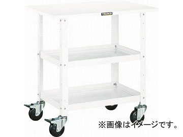 トラスコ中山 バーディワゴン 600X400 天板付 YG色 BDW-762T-YG(4749715) JAN：4989999310702