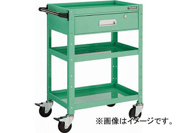 トラスコ中山 バーディワゴン 750X500XH880 深型1段引出付 W色 BDW-973Y-W(4878311)