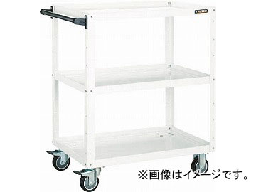 トラスコ中山 イーグルワゴン 750X500XH880 ウレタン車輪 YG色 EGW-973U-YG(4749341) JAN：4989999310337