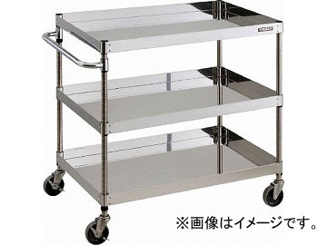 トラスコ中山 304クリーンフェニックス 900X600 3段 SUS金具 CPE3-993SC(4881168)