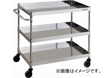 トラスコ中山 430クリーンフェニックス ラック型 600X400 3段 CPE4-963(4881460)