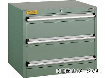 トラスコ中山 VE7S型キャビネット 700X550XH600 引出3段 VE7S-606(4791207)