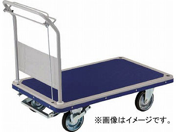 トラスコ中山 始動アシスト台車 アクセル ペダル式 自在S付 制動B付 502NFAJB-B(4896327)