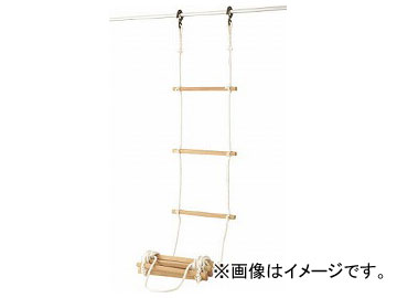 高木 避難用縄梯子 12mm×3m 29-0105(7617984)