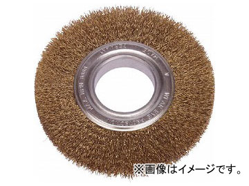 LESSMANN ホイルブラシ 100mm 0.2 真鍮線 323543(7521251) :461397260:オートパーツエージェンシー2号店