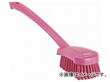 Yahoo! Yahoo!ショッピング(ヤフー ショッピング)Vikan ロングハンドルブラシ 4186 ピンク 41861（4967992）