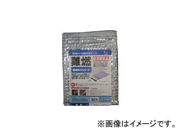 ユタカ シート 難燃透明糸入りシート 2.7m×2.7m クリア B-326(7540302)