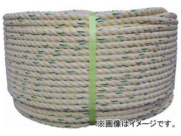 ユタカ ロープ KPロープ巻物 12φ×200m K12200(7540647)
