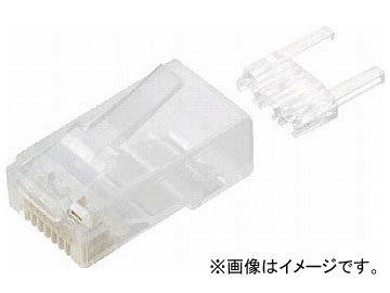 �G���R�� �c���̐܂�Ȃ�LAN�R�l�N�^�iCat6�j LD-6RJ45T10/T(7594585) �����F1��(10��)
