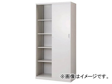トラスコ中山 U型壁面書庫 スチール引違い H1830 W色 USW-18(7658303)
