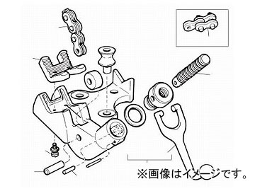 リジッド E 3172 X ハンドルアッセン F/BC 610 41125(7882840) :500309960:オートパーツエージェンシー2号店