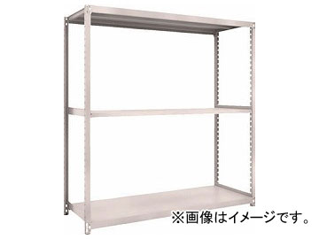 トラスコ中山 M2型軽中量棚 860×450×H1800 3段 単体 ネオグレ M2-6343 NG(7801017)