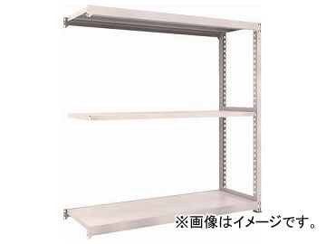 トラスコ中山 M5型中量棚 1200×471×H1800 3段 連結 ネオグレ M5-6453B NG(7802951)