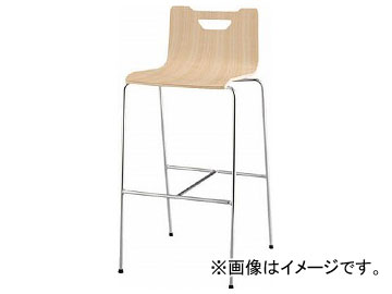 アイリスチトセ リフレッシュチェア フーク 背・座合板 カウンター型 ナチュラル CFKCK-G-NA(7902115)