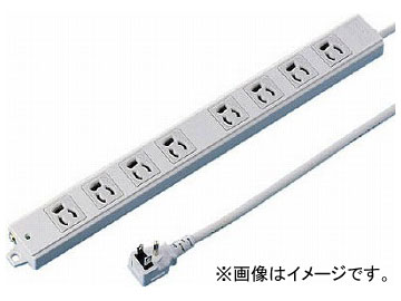 SANWA 工事物件タップ 抜け止めコンセント TAP-KE8L-3(8184046)