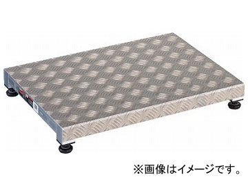トラスコ中山/TRUSCO 低床用アルミ製ステップ 600×450×H90〜120 TFS0645AL(3362256) JAN：4989999011234