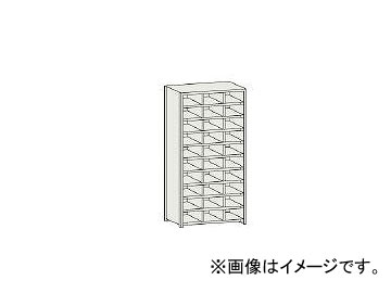 トラスコ中山/TRUSCO KB型区分棚コボレ止め付 889×264×H1802 3列10段 KB3100(5041171) JAN：4989999710663