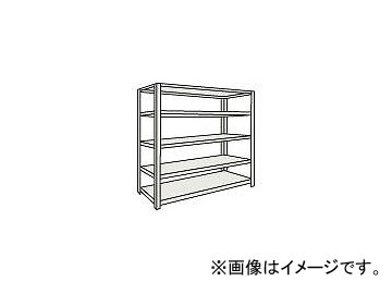 トラスコ中山/TRUSCO M1.5型軽中量棚 1760×445×H1800 5段 単体 NG M1.56645 NG(5058881) JAN：4989999726985