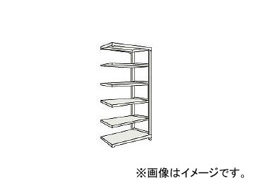 トラスコ中山/TRUSCO M5型中量棚 1800×471×H2100 6段 連結 NG M57656B NG(5091438) JAN：4989999735727