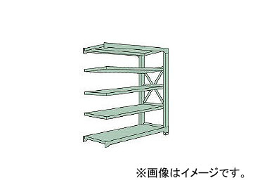 トラスコ中山/TRUSCO R3型中量棚 1800×900×H1800 5段 連結 R36695B(5051916) JAN：4989999739107