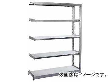 トラスコ中山/TRUSCO ステンレス軽中量棚 増結 W860×D450×H1800 5段 SM26345B(5221048) JAN：4989999657487