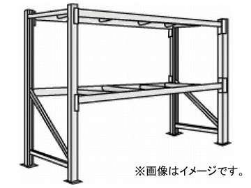 トラスコ中山/TRUSCO 重量パレット棚1トン2300×1100×H2000単体 1D20B23112