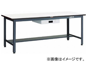 トラスコ中山/TRUSCO AEWS型作業台 1800×900×H740 薄型1段引出付 AEWS1890UDK1